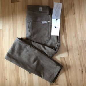 🆕 7 FAM legging snake skinny knee jean pants 28 6